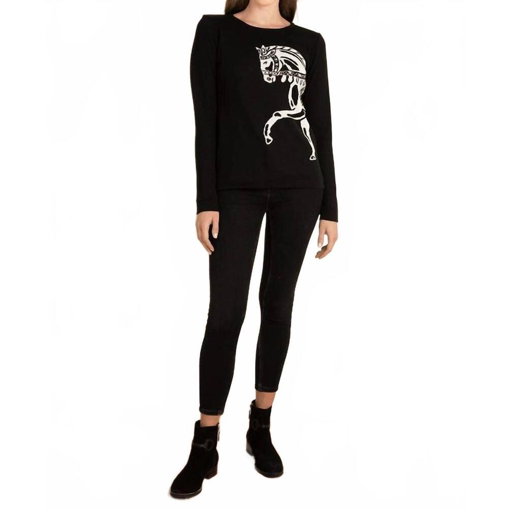 NEW RONNER DESIGN martina sweater in black